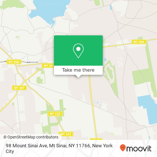 98 Mount Sinai Ave, Mt Sinai, NY 11766 map