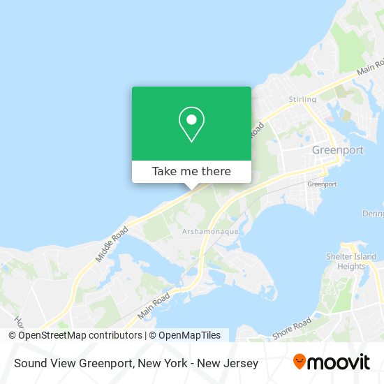 Sound View Greenport map