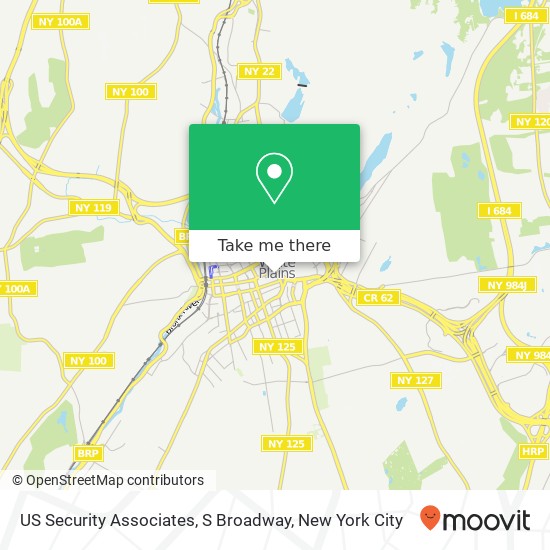 US Security Associates, S Broadway map