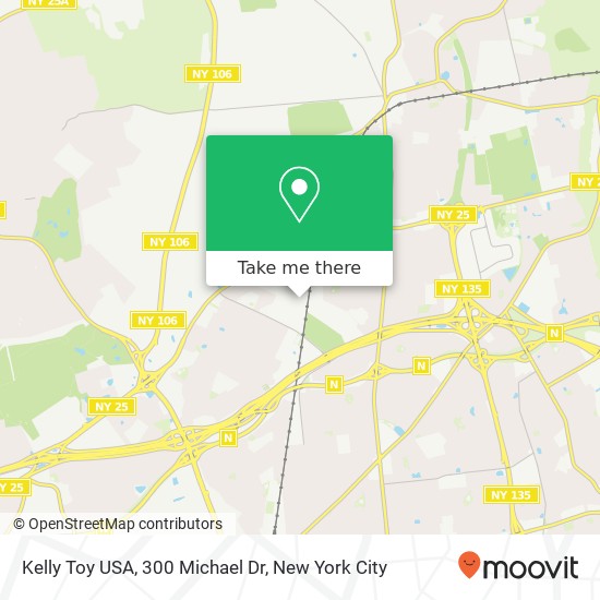 Kelly Toy USA, 300 Michael Dr map