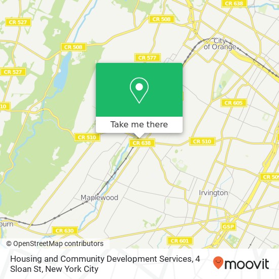 Mapa de Housing and Community Development Services, 4 Sloan St