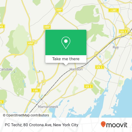 Mapa de PC Techz, 80 Crotona Ave