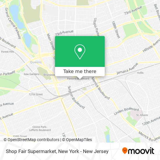 Mapa de Shop Fair Supermarket