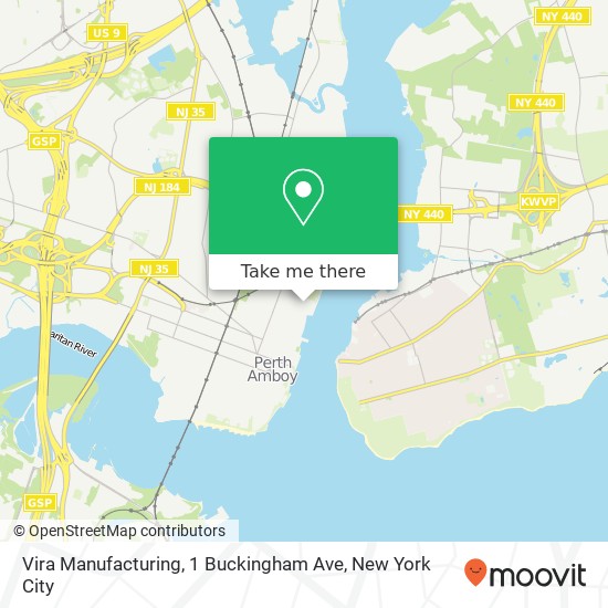 Vira Manufacturing, 1 Buckingham Ave map