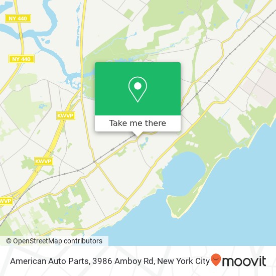 American Auto Parts, 3986 Amboy Rd map