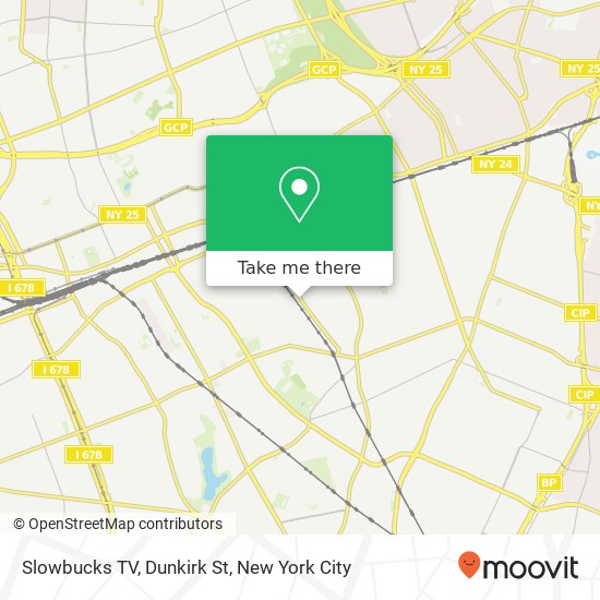 Slowbucks TV, Dunkirk St map