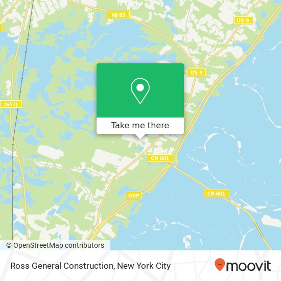 Mapa de Ross General Construction