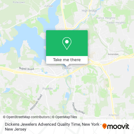 Mapa de Dickens Jewelers Advenced Quality Time