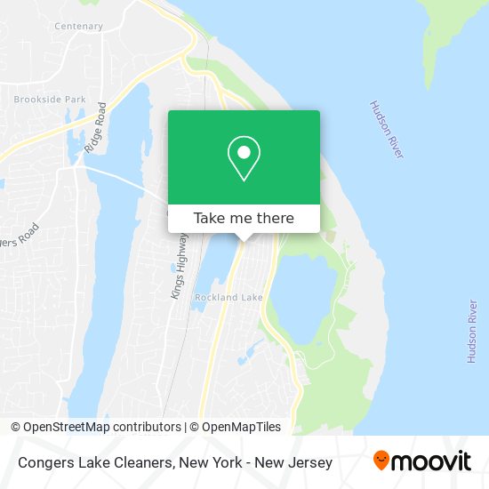 Congers Lake Cleaners map