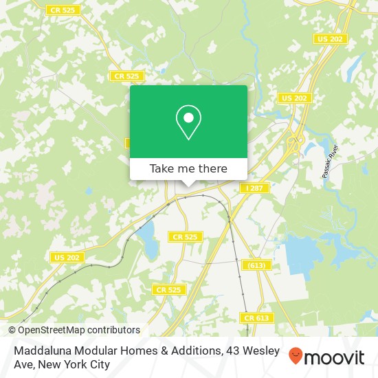 Mapa de Maddaluna Modular Homes & Additions, 43 Wesley Ave