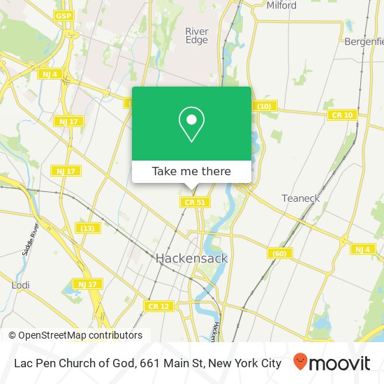 Lac Pen Church of God, 661 Main St map