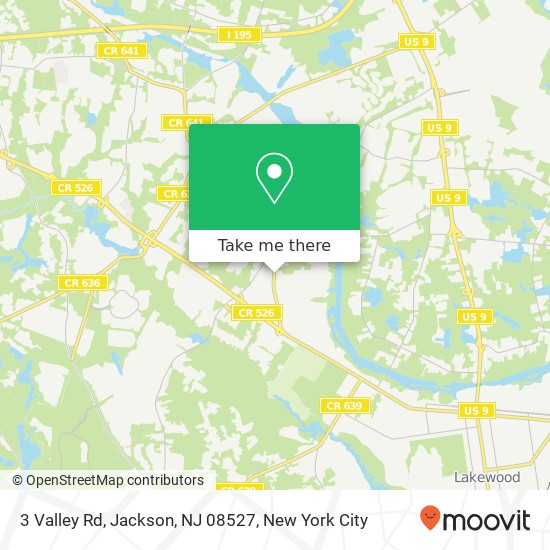3 Valley Rd, Jackson, NJ 08527 map