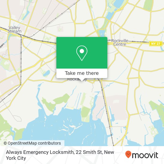 Mapa de Always Emergency Locksmith, 22 Smith St
