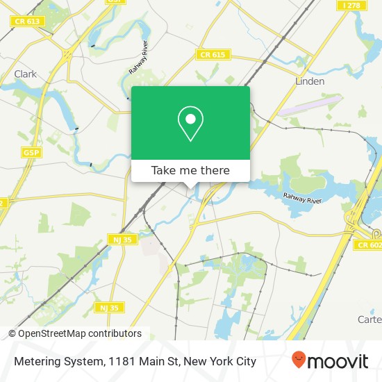 Metering System, 1181 Main St map