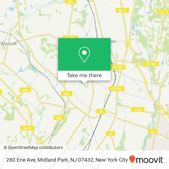 280 Erie Ave, Midland Park, NJ 07432 map