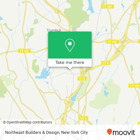 Northeast Builders & Design map