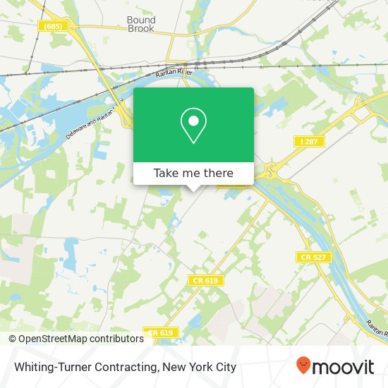 Whiting-Turner Contracting map