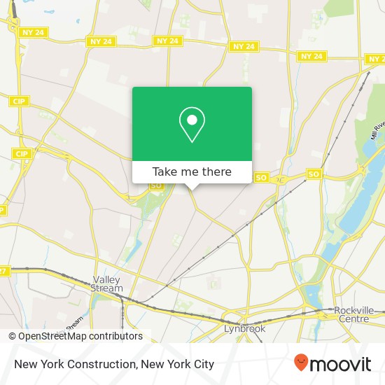 New York Construction map