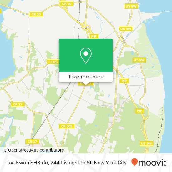Mapa de Tae Kwon SHK do, 244 Livingston St