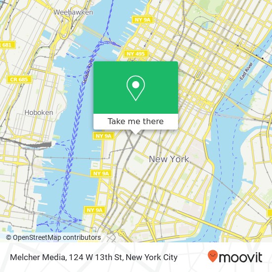 Melcher Media, 124 W 13th St map