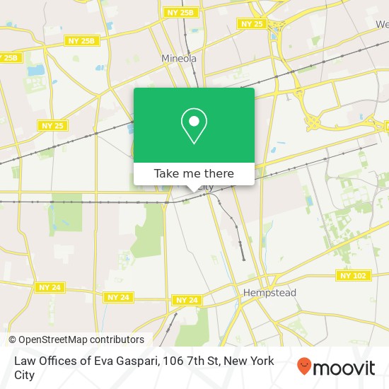 Law Offices of Eva Gaspari, 106 7th St map
