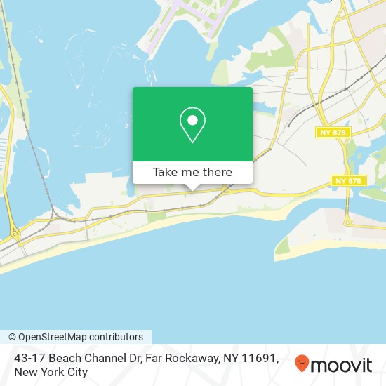 43-17 Beach Channel Dr, Far Rockaway, NY 11691 map