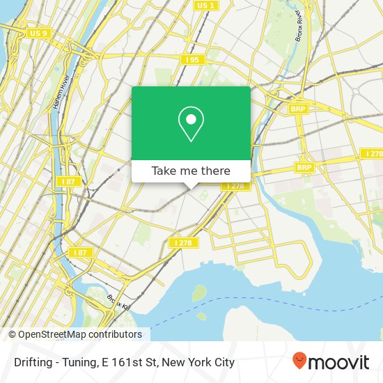 Drifting - Tuning, E 161st St map