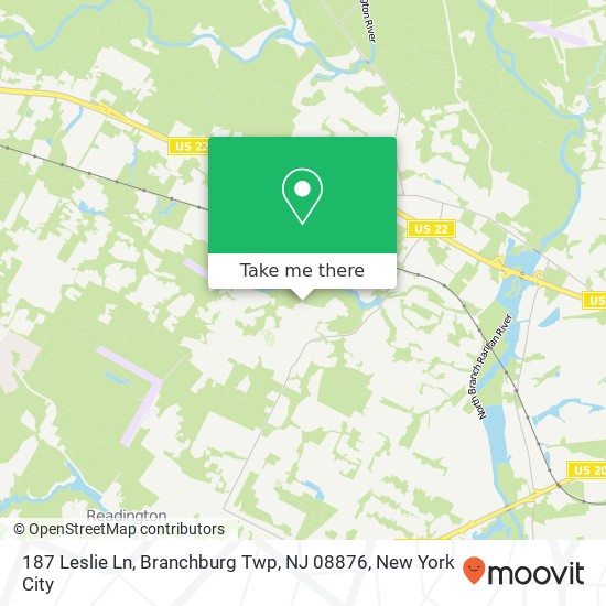 187 Leslie Ln, Branchburg Twp, NJ 08876 map