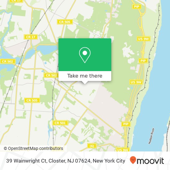 39 Wainwright Ct, Closter, NJ 07624 map