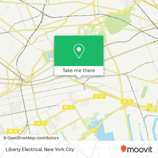 Liberty Electrical map