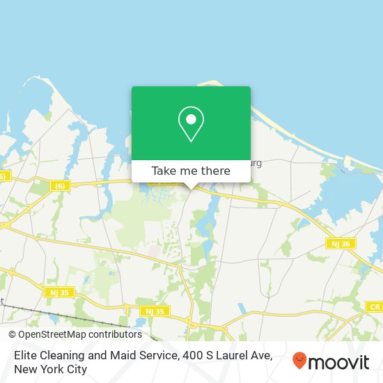 Mapa de Elite Cleaning and Maid Service, 400 S Laurel Ave