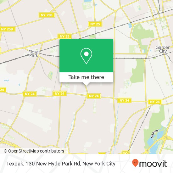 Mapa de Texpak, 130 New Hyde Park Rd