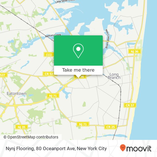 Nynj Flooring, 80 Oceanport Ave map