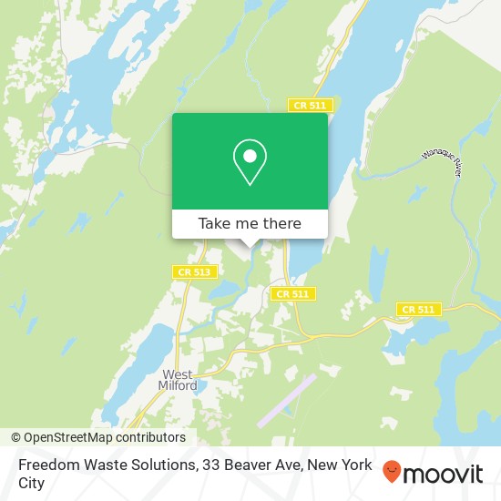 Freedom Waste Solutions, 33 Beaver Ave map