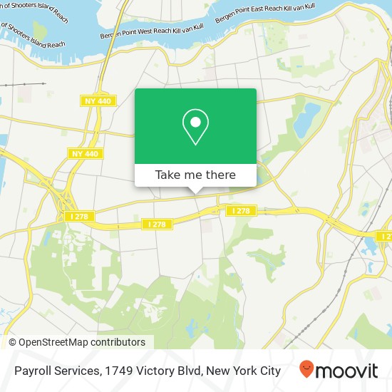 Payroll Services, 1749 Victory Blvd map