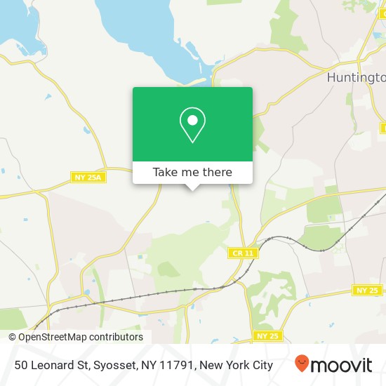 Mapa de 50 Leonard St, Syosset, NY 11791