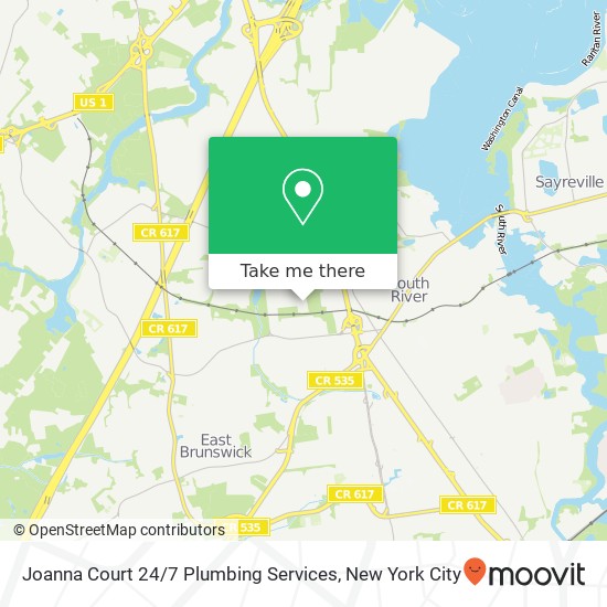 Joanna Court 24 / 7 Plumbing Services map