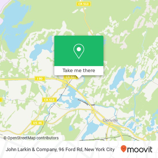 Mapa de John Larkin & Company, 96 Ford Rd