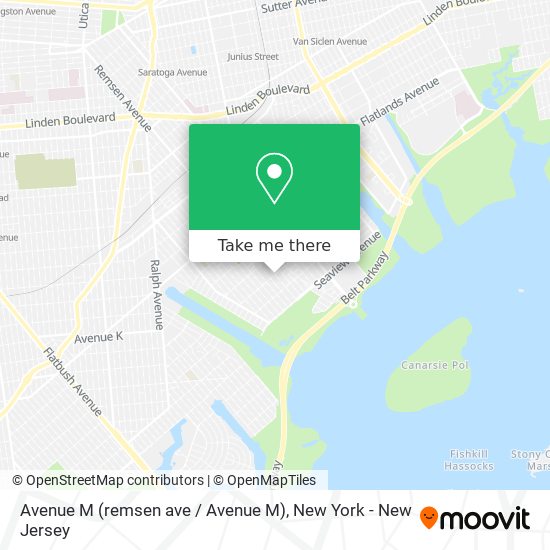 Mapa de Avenue M (remsen ave / Avenue M)