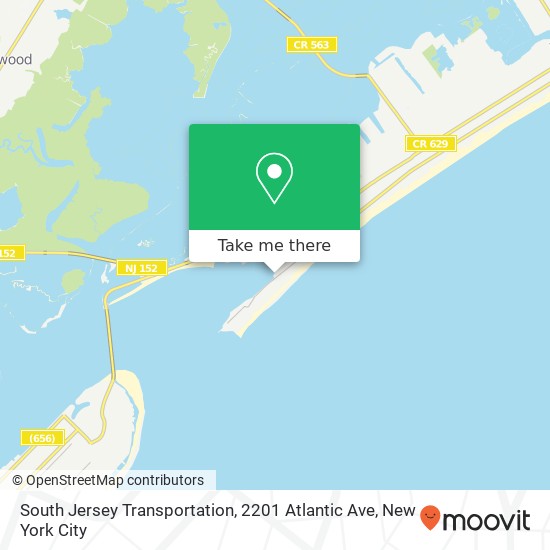 South Jersey Transportation, 2201 Atlantic Ave map