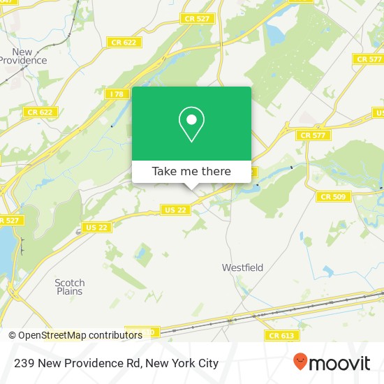 239 New Providence Rd, Mountainside, <B>NJ< / B> 07092 map