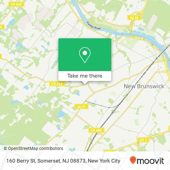 160 Berry St, Somerset, NJ 08873 map