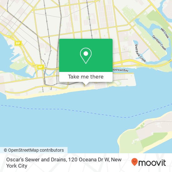 Mapa de Oscar's Sewer and Drains, 120 Oceana Dr W