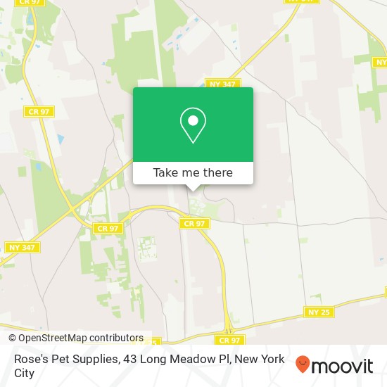 Rose's Pet Supplies, 43 Long Meadow Pl map