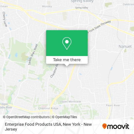 Enterprise Food Products USA map