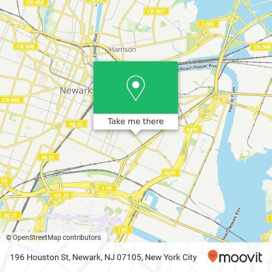 196 Houston St, Newark, NJ 07105 map