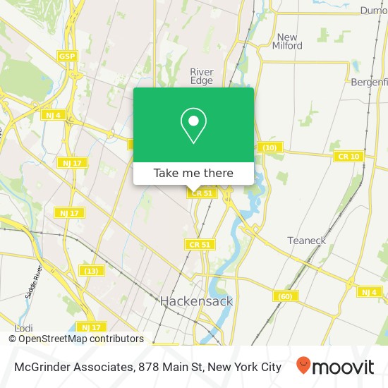 Mapa de McGrinder Associates, 878 Main St