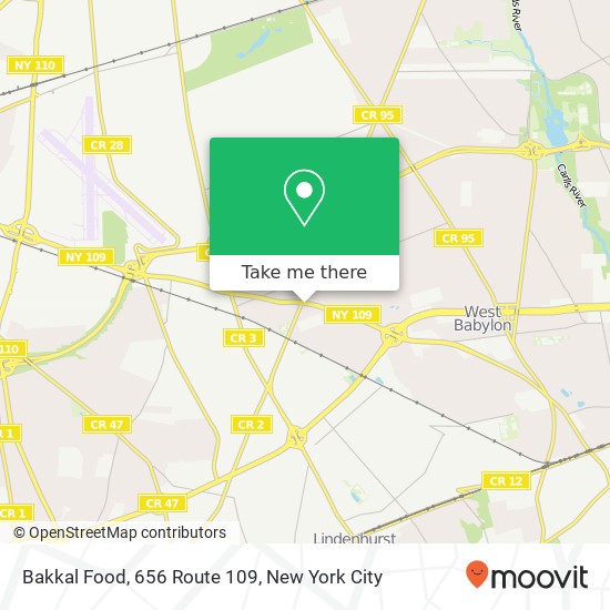 Mapa de Bakkal Food, 656 Route 109