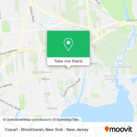 Copart - Brookhaven map
