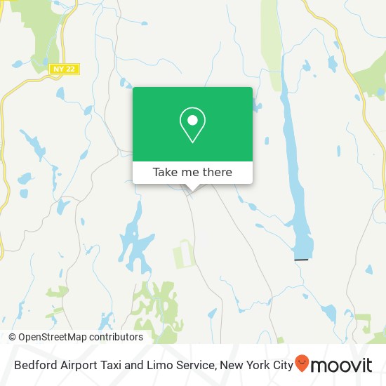 Bedford Airport Taxi and Limo Service map